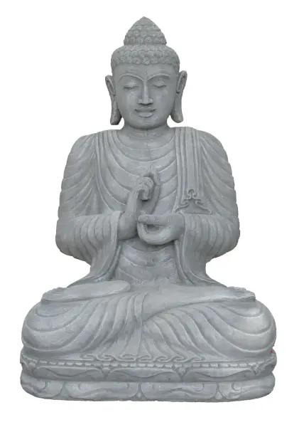 Product image 3 of the product “Eshan - Seated Buddha Chakra - 68cm - cast stone ”